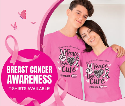 Mills Men's Breast Cancer Awareness T-shirt