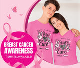 Mills Women's V-neck Breast Cancer Awareness T-shirt