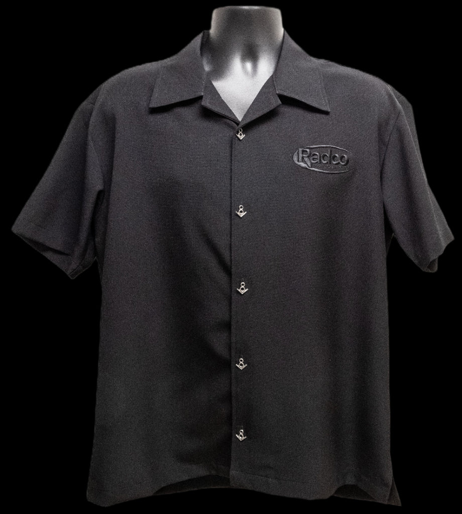 Radco Black V8 Button Shirt