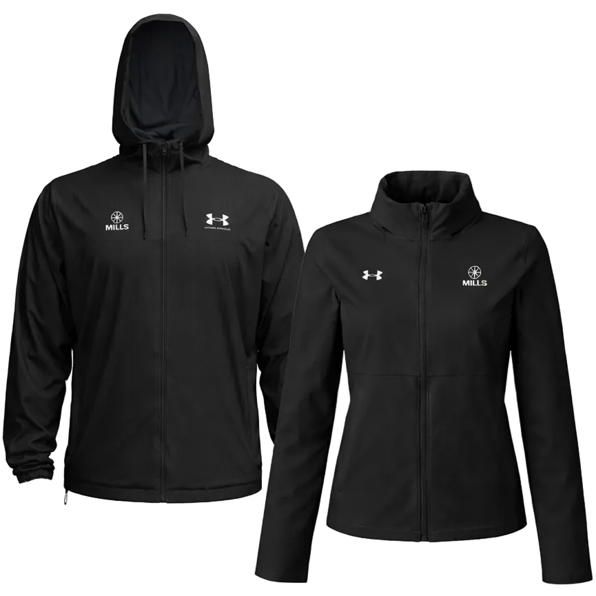Mills Men's UA Rival Stretch Woven Full-Zip Jacket with Hood