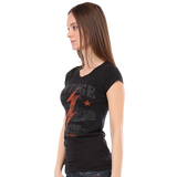 Vintage Racing Graphic Tee, Black/Red