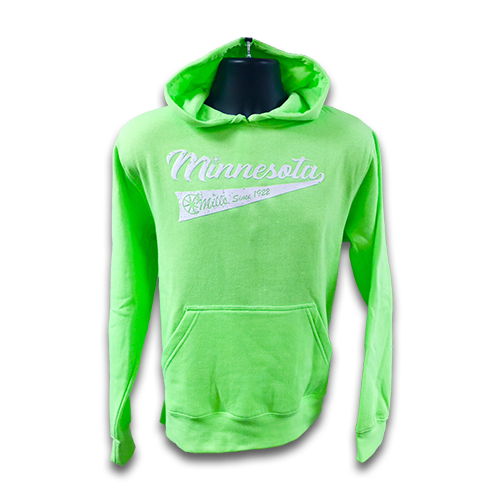 Mills MN Since 1922, Neon Green/White