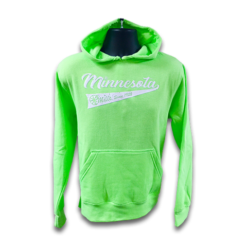 Mills MN Since 1922, Neon Green/White