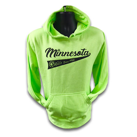 Mills MN Since 1922, Neon Green/Black