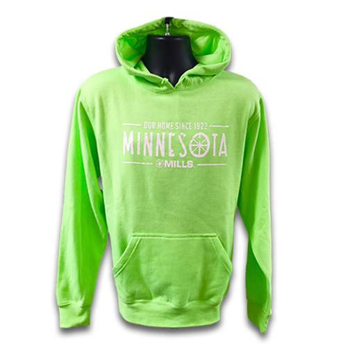 Mills MN Our Home, Neon Green/White