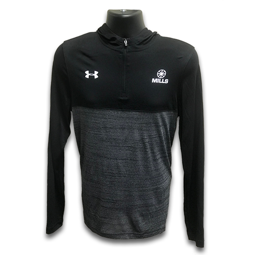 MAG UA Tech  1/4 Zip Hoodie - Black/Steel