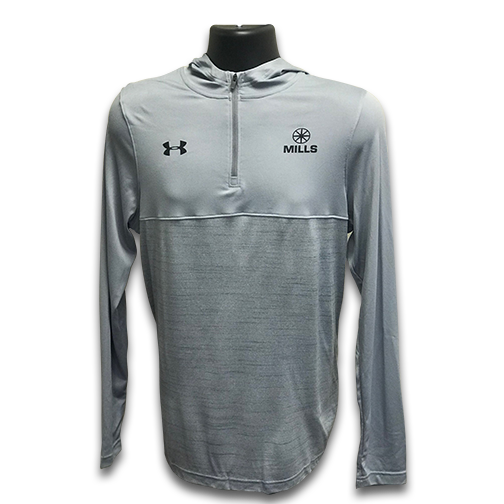 MAG UA Tech  1/4 Zip Hoodie - Steel/Steel