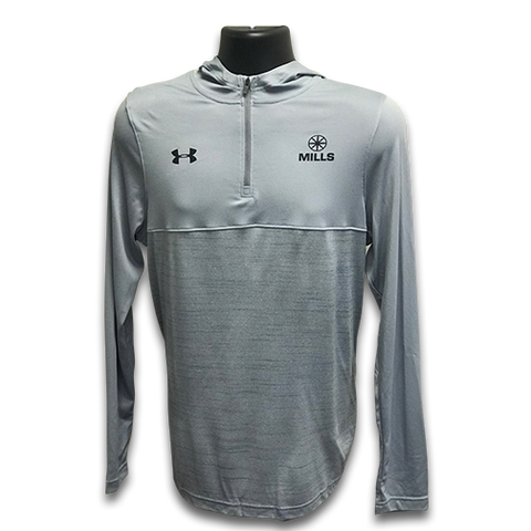 MAG UA Tech  1/4 Zip Hoodie - Steel/Steel