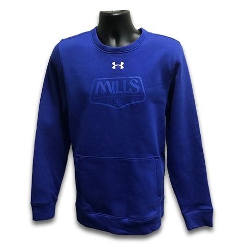 MAG UA Hustle Fleece Crew - Royal