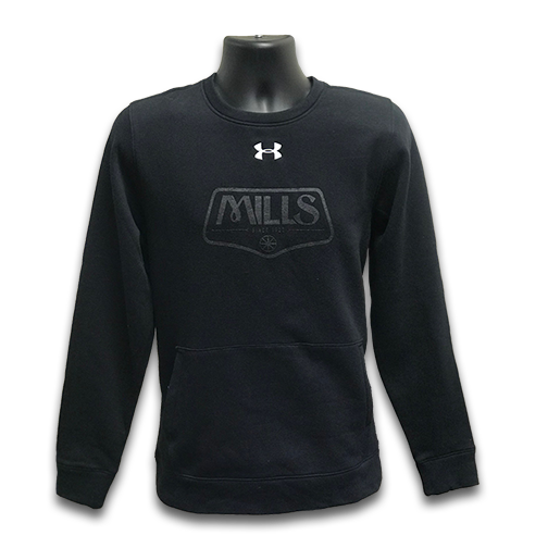 Under Armour Hustle Fleece Crew - Black
