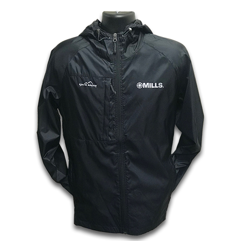 Mills Eddie Bauer Packable Wind Jacket - Black
