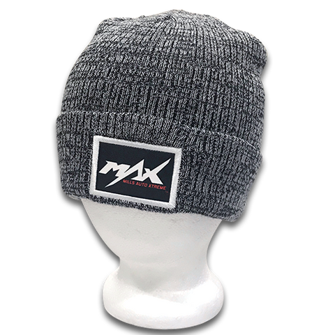 MAX Vintage Marbled Beanie - Gray/Black