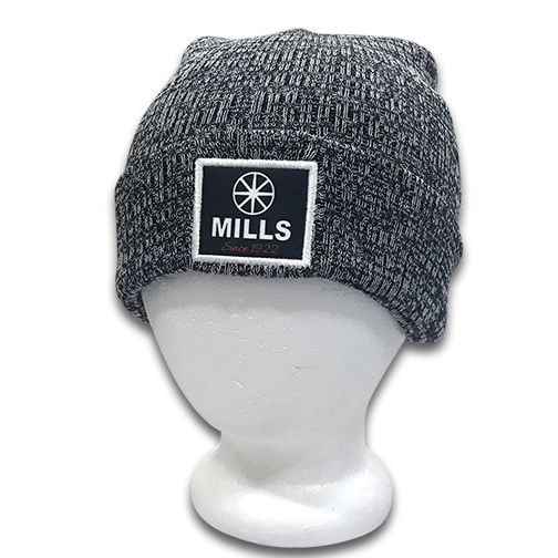 MILLS Vintage Marbled Beanie - Gray/Black