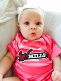 I Love Mills! Baby Camo Onesie - Pink Camo