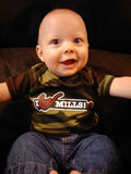 I Love Mills! Baby Camo Onesie - Green Camo