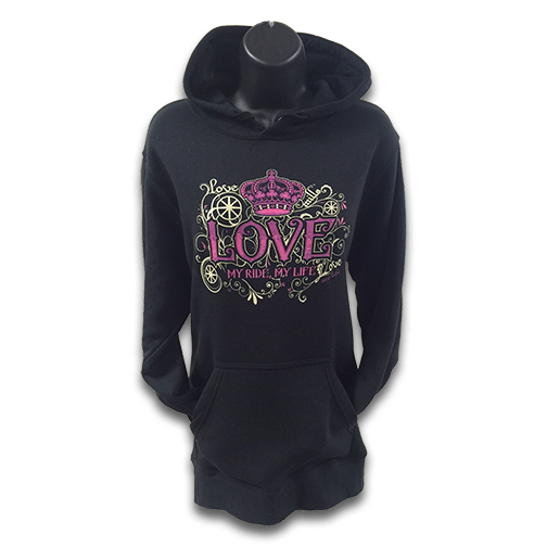 Mills Love My Ride Hoodie - Black