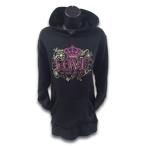 Mills Love My Ride Hoodie - Black