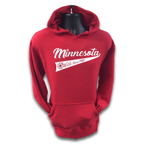 Mills MN Since 1922, Red/White