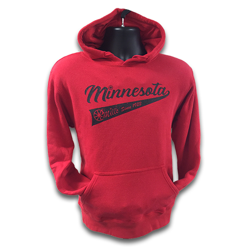 Mills MN Since 1922, Red/Black