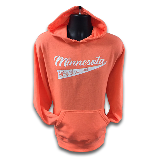 Mills MN Since 1922, Neon Orange/White