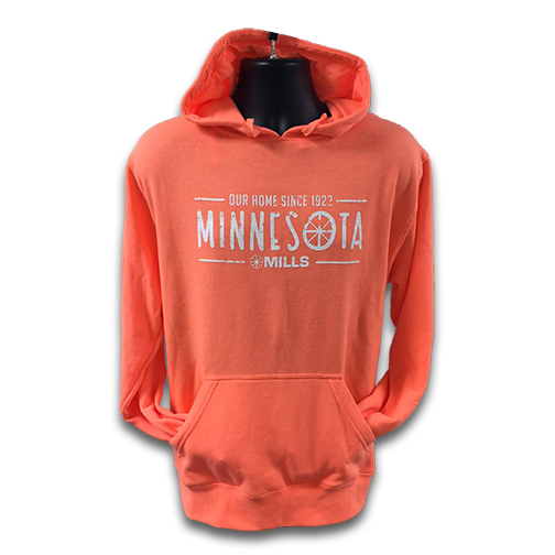 Mills MN Our Home, Neon Orange/White