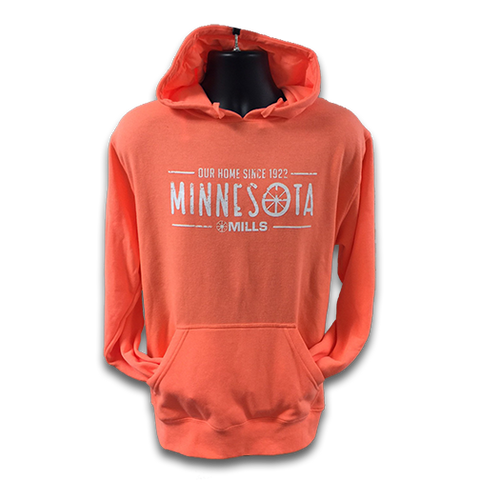 Mills MN Our Home, Neon Orange/White