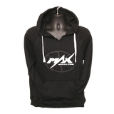 MAX V-Neck Hoodie - Black/White