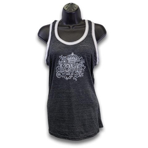Mills Love My Ride Sporty Tank - Vintage Black
