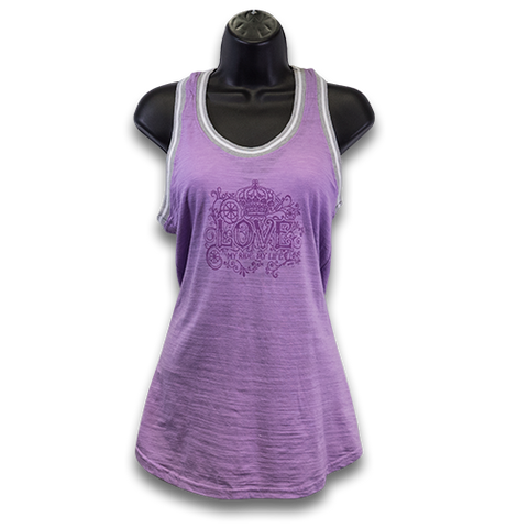 Mills Love My Ride Sporty Tank - Hot Violet