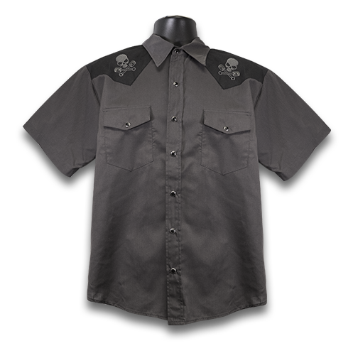Piston Skull Western Shirt