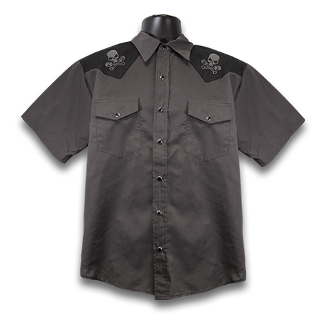 Piston Skull Western Shirt