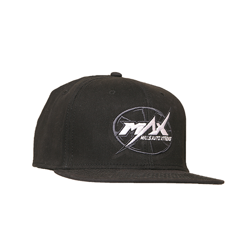 MAX Flat Bill Cap - Black/White