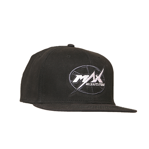 MAX Flat Bill Cap - Black/White