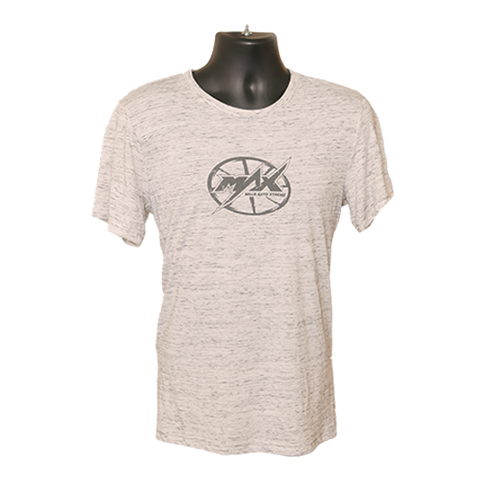 MAX Oval Logo T-shirt - WhiteMarble/Grey