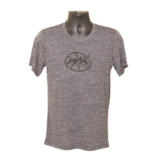 MAX Oval Logo T-shirt - Charcoal Marble/Black