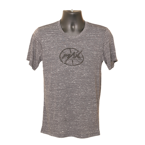 MAX Oval Logo T-shirt - Charcoal Marble/Black