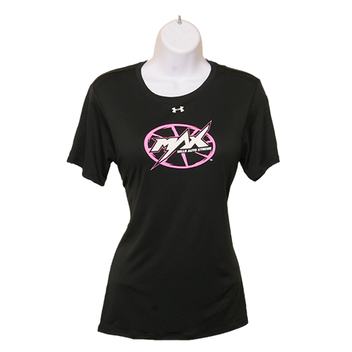 MAX Under Armour SS T-Shirt - Black/Pink/White