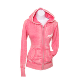 MAX Zen Zipper Hoodie - Wild Berry/White