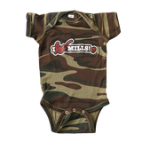 I Love Mills! Baby Camo Onesie - Green Camo