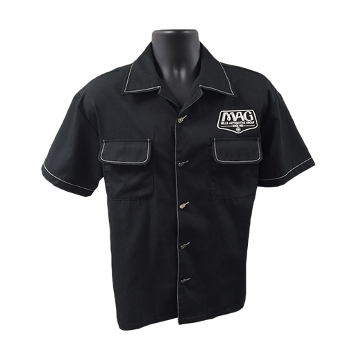 MAG Musician Button Up Shirt - Black/White