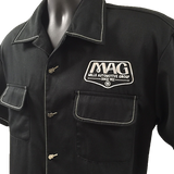 MAG Musician Button Up Shirt - Black/White