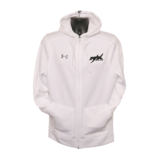 MAX Under Armour Zipper Hoodie - White