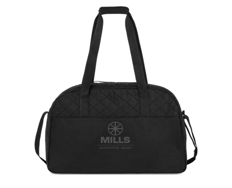 Mills Madeline Quilted Weekender Bag/Black