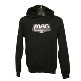 MAG Classic Lightweight Hoodie - Black/White