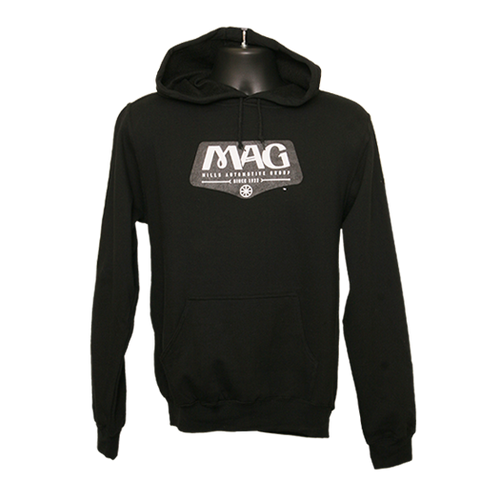 MAG Classic Lightweight Hoodie - Black/White